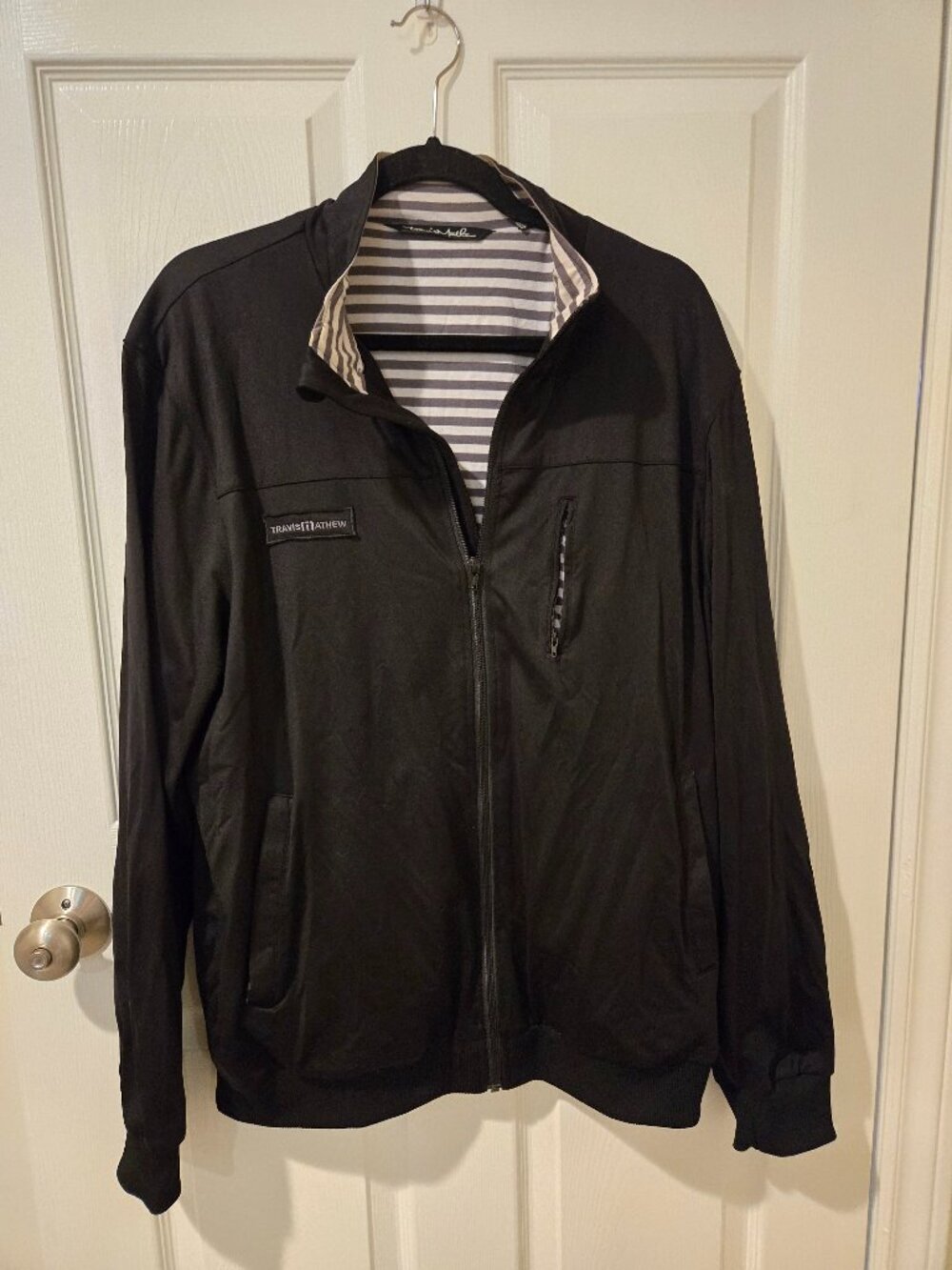 Travis Mathew Full Zip Sweatshirt Black XL